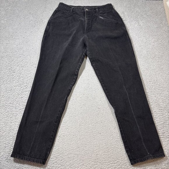 Vintage Rockies Jeans Womens 34/15 x 32 Black Rocky Mountain Bareback Western - Picture 1 of 10
